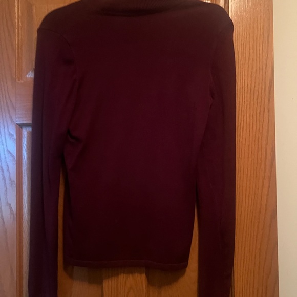Red Turtle Neck with Long Sleeves. Size medium. Thick material. - Picture 2 of 2